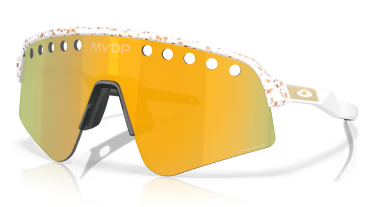 Oakley Sutro Lite Sweep Vented - Red/Gold Splatter - EyeSport